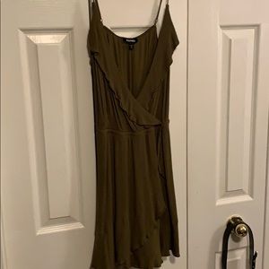 Olive Green Dress from Express